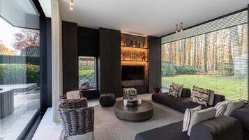 Indoor pool, open 5:00 PM to 10:00 PM, pool umbrellas, sun loungers