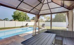 Pool - Extended-Stay4BR Home Near Cleveland Clinic&Amazon (Port St. Lucie)