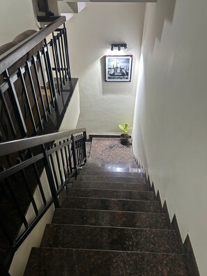 Interior - 3-bedroom villa in tranquil Bengaluru with AC and fitness room (Bengaluru)