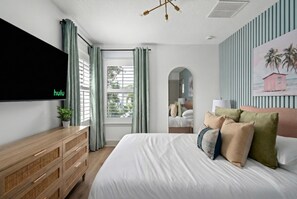 5 bedrooms, desk, iron/ironing board, travel cot - Luxury 5BD: Heated+Cooled Pool~Gym~Theater~GameRm (Jacksonville Beach)