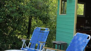 Ferienhütte, Balkon, Gartenblick | Kostenloses WLAN