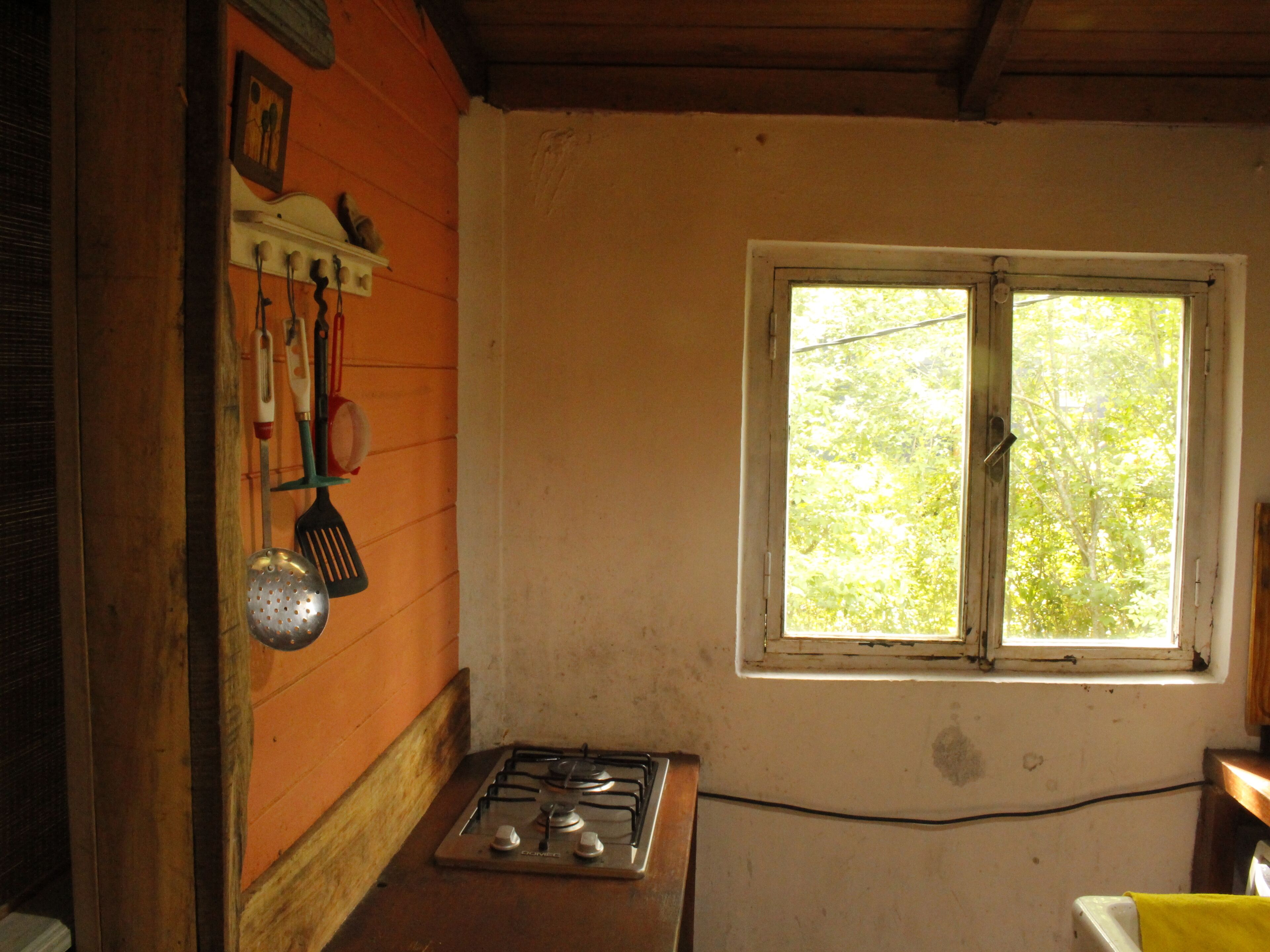 Kabin, balkon, pemandangan kebun | Dapur pribadi