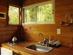 Ferienhütte, Balkon, Gartenblick | Kostenloses WLAN