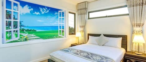 4 slaapkamers, een strijkplank/strijkijzer, wifi, beddengoed