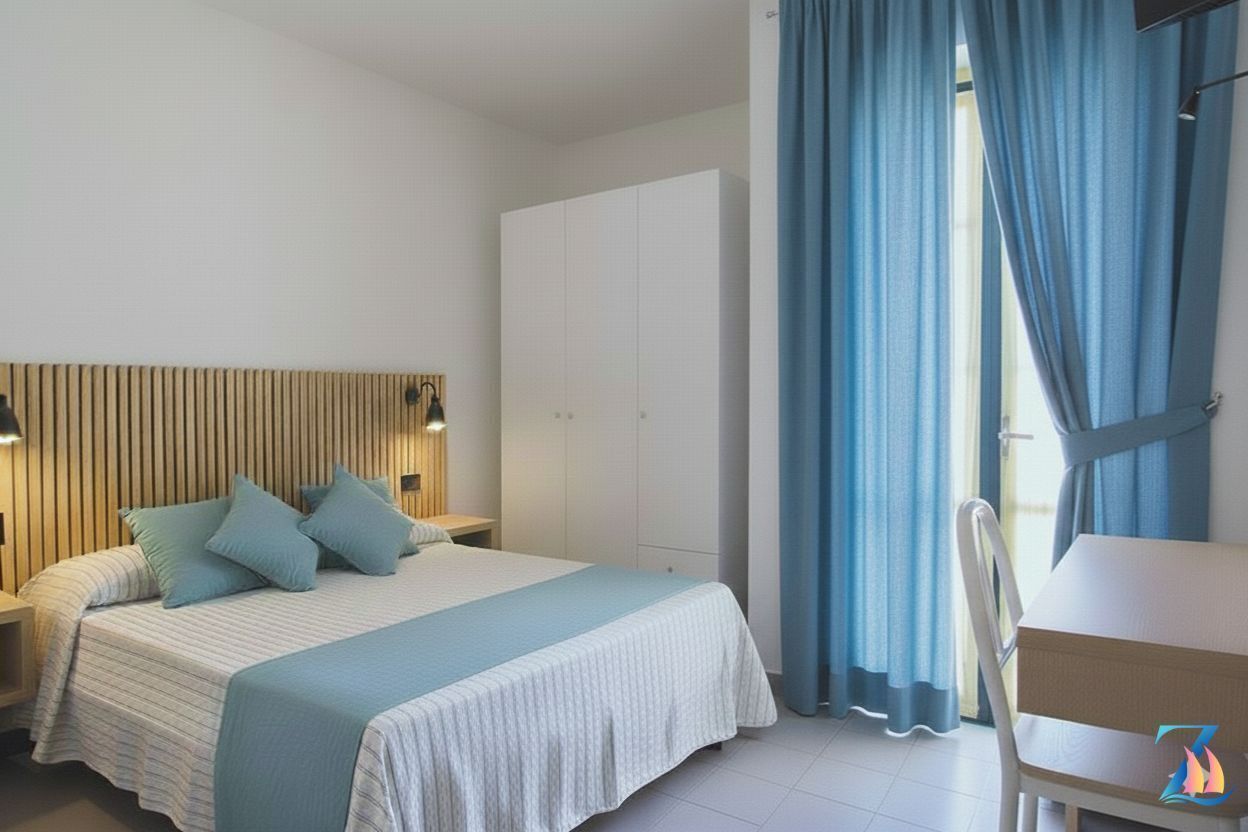 Chambre Double Classique, balcon, vue partielle sur l'océan