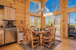 Dining - Luxury Smoky Mountain Retreat | Views + Hot Tub (Sevier County)