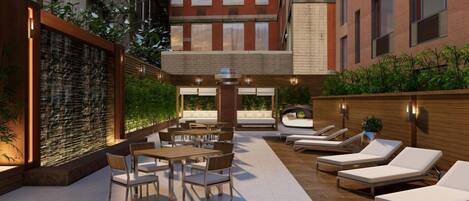 Restauration en plein air