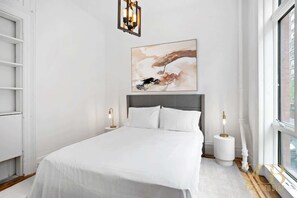 1 bedroom, iron/ironing board, WiFi, bed sheets - Classic NYC Brownstone 2Br Apartment in Prime Chelsea! (New York)