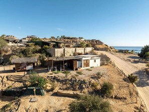 En la playa, toallas de playa