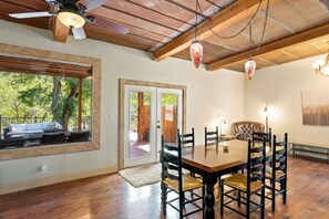 Dining - Guadalupe Riverfront | Private Hot Tub | Sleeps 14 (New Braunfels)