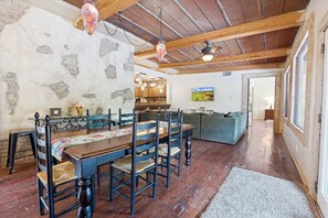 Interior - Historic Guadalupe Riverfront Home | Sleeps 10 | Private Hot Tub + Billiards Room (New Braunfels)