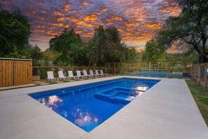 Pool - Cozy 1BR Cottage | Fire Pit + Hot Tub + Stars (New Braunfels)