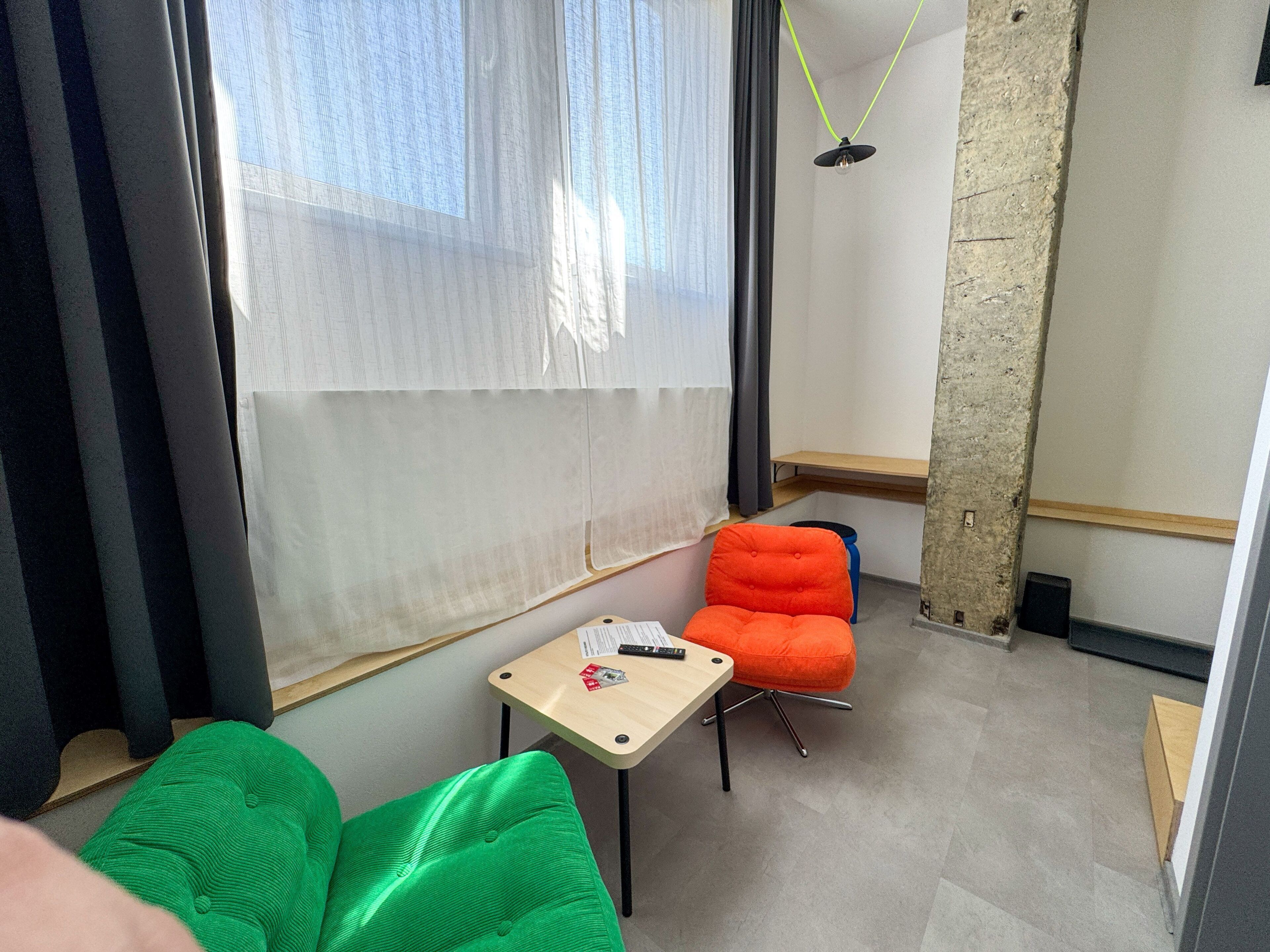 Double Room, City View | Blackout drapes, iron/ironing board, free WiFi
