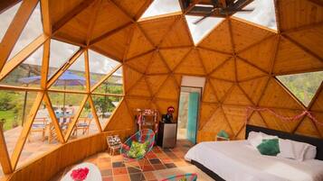 Classic-Chalet, Bergblick