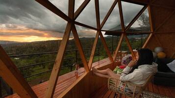 Luxury-Chalet | Ausblick vom Zimmer