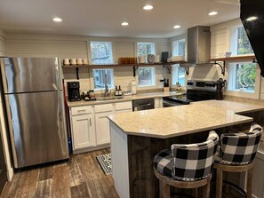 Fridge, stovetop, dishwasher, coffee/tea maker - 2 Homes Mentone Getaway | Riverfront & Near Parks (Mentone)