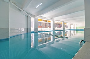 Indoor pool, a heated pool