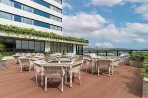 Uitzicht vanuit accommodatie