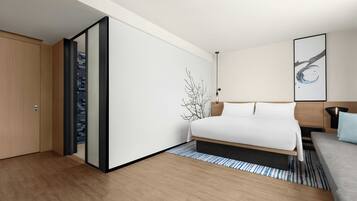 Free minibar, in-room safe, desk, laptop workspace