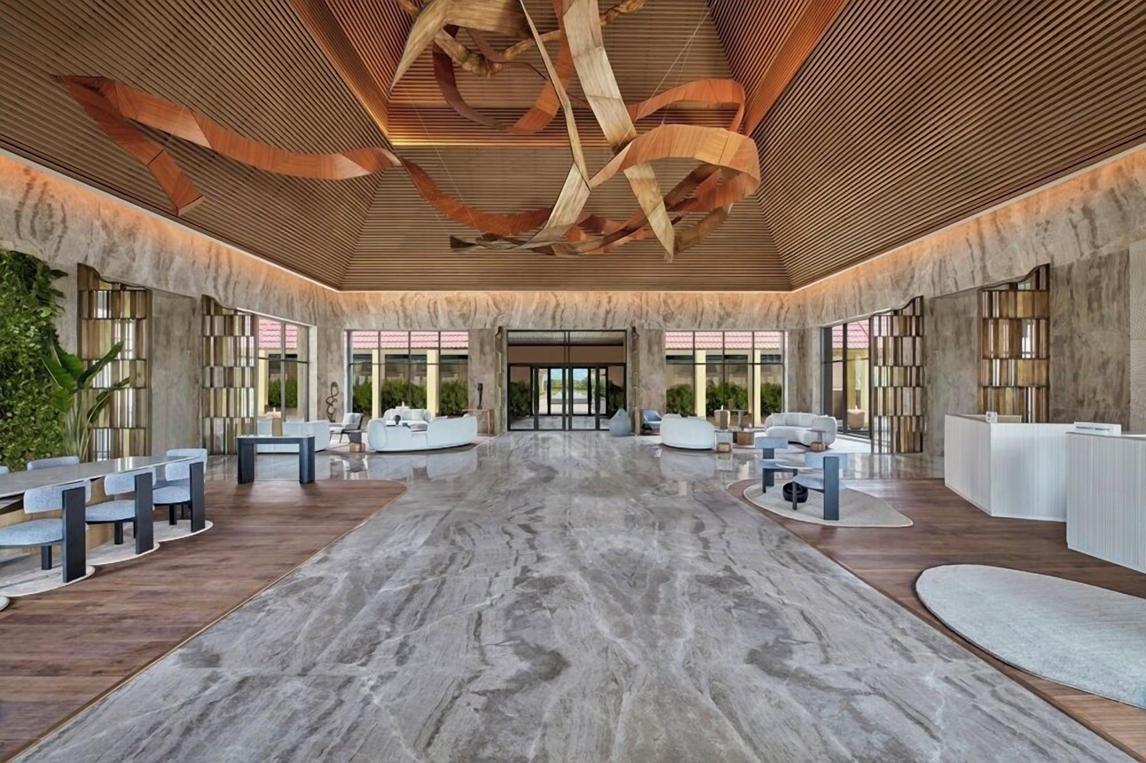 Sala de estar en el lobby