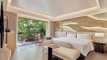 Premium-Villa, 1Â King-Bett, Balkon, Blick auf die Anlage