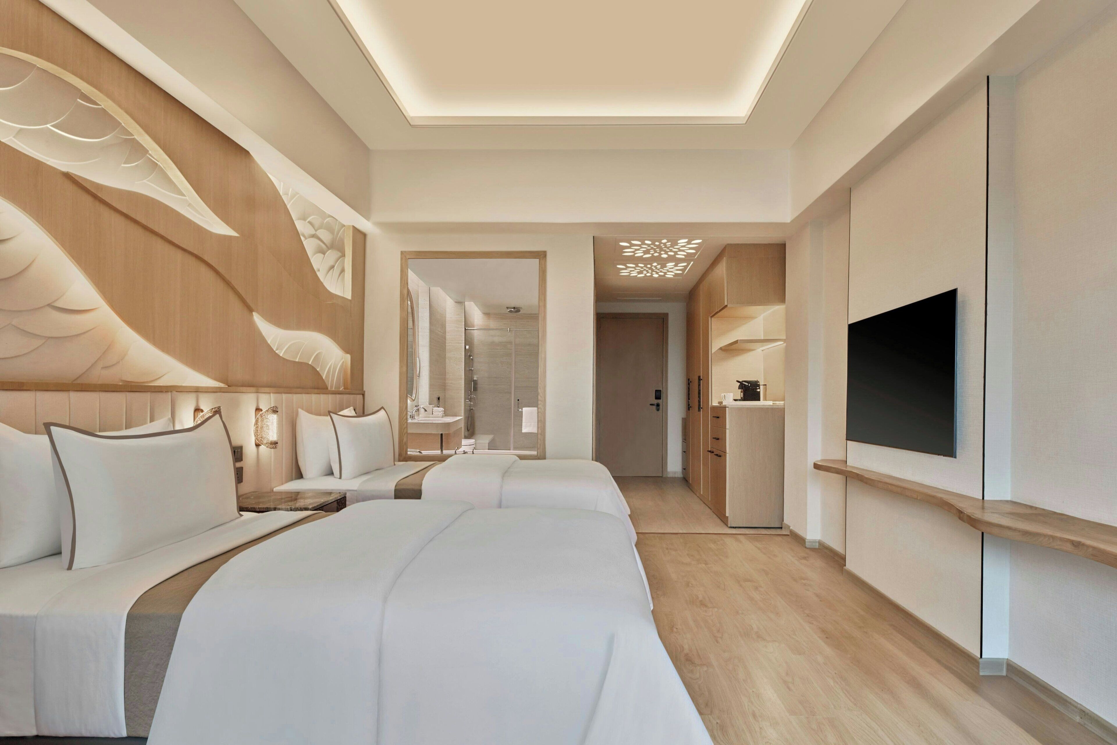 华丽客房, 2 张单人床, 阳台, 度假村景观