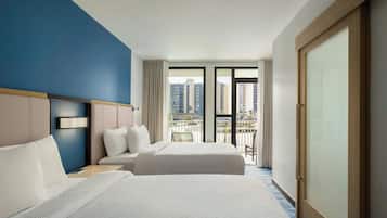 Room, 2 Queen Beds | Hypo-allergenic bedding, desk, laptop workspace, iron/ironing board