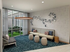 Sala de estar en el lobby