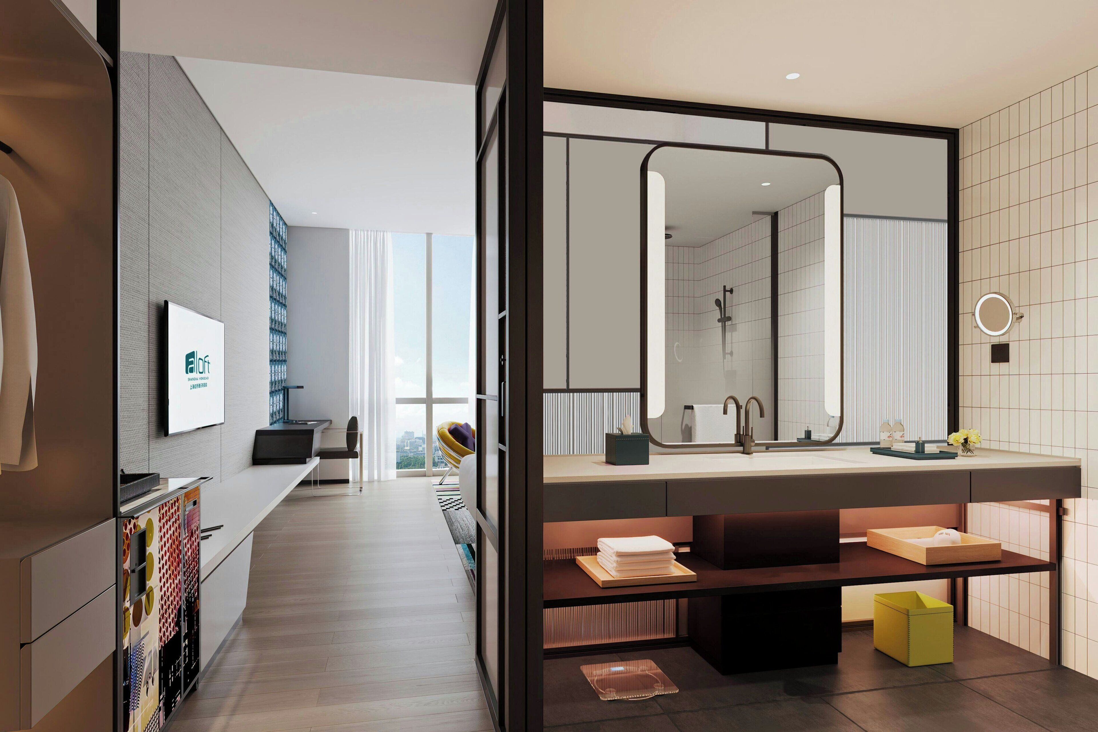 Habitación, 1 cama de matrimonio grande, vistas a la ciudad