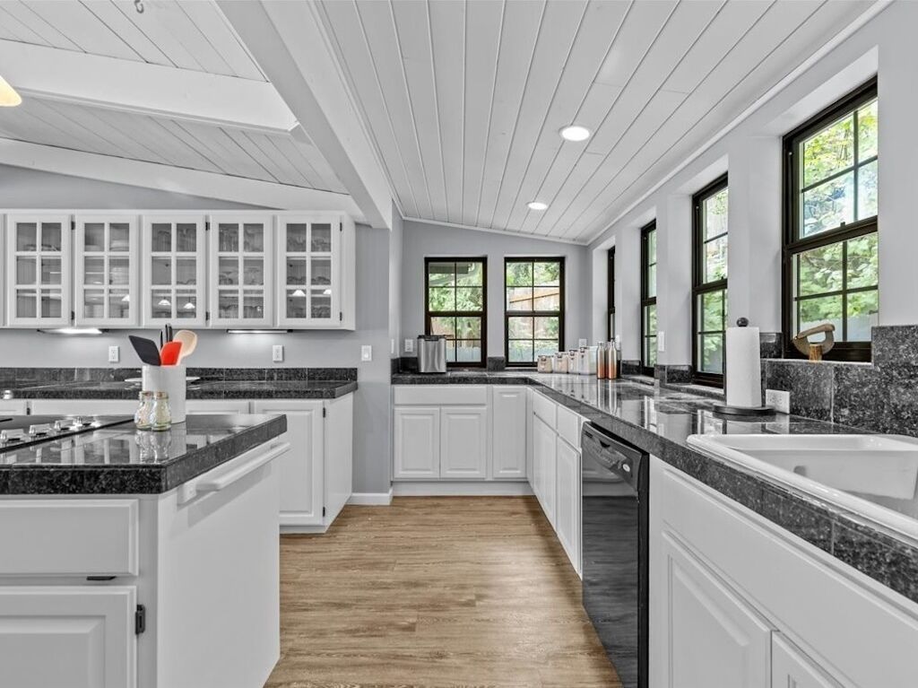 Microondas, horno, parrilla de estufa y lavavajillas 