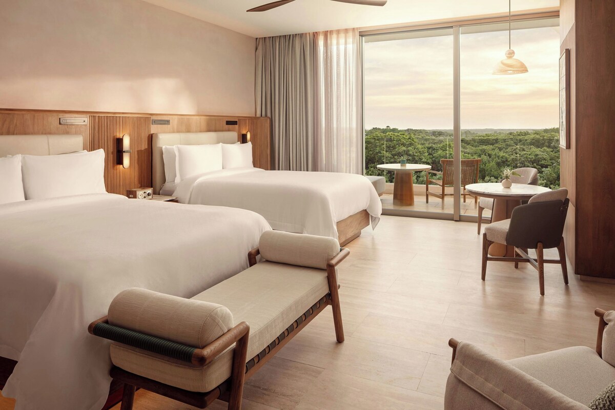 Deluxe Room, 2 Queen Beds, Terrace (View) | Minibar, in-room safe, blackout curtains