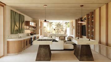 2 bars/lounges, swim-up bar, poolside bar, beach bar