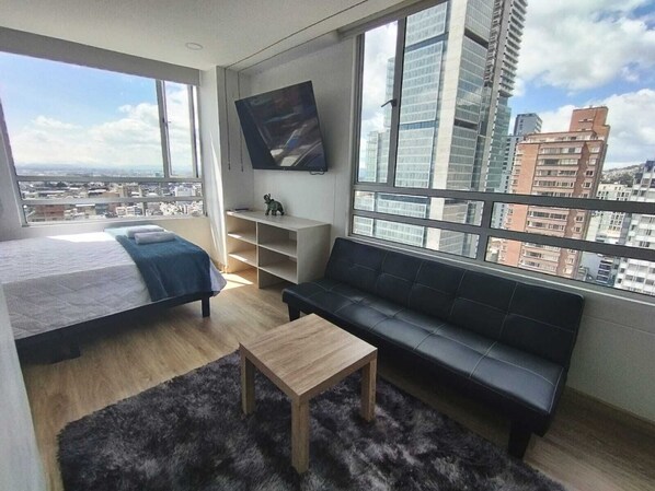 WiFi, bed sheets - Luxury loft in downtown Bogota panoramic view (Bogotá)
