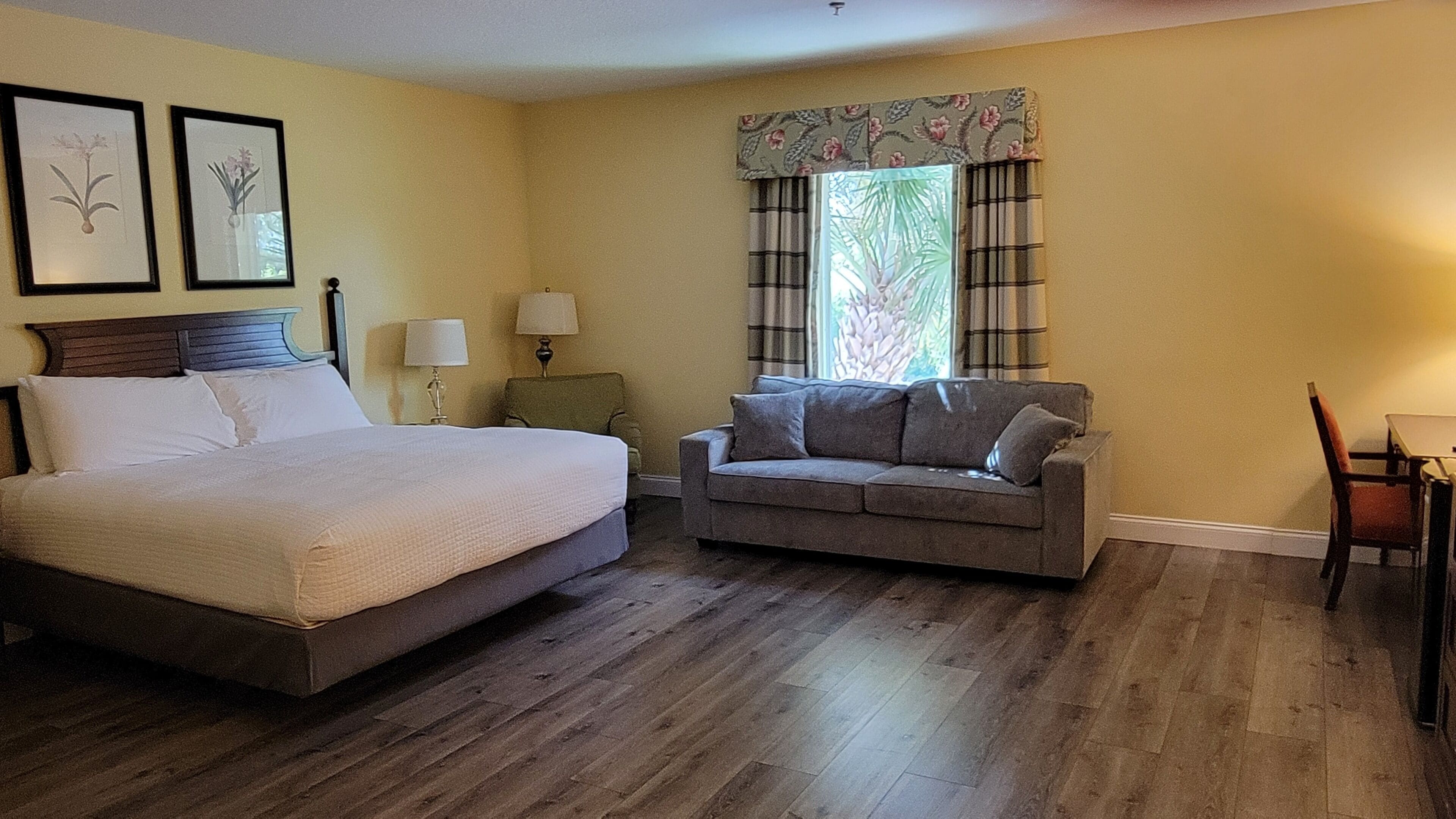 Desk, blackout curtains, iron/ironing board, free WiFi