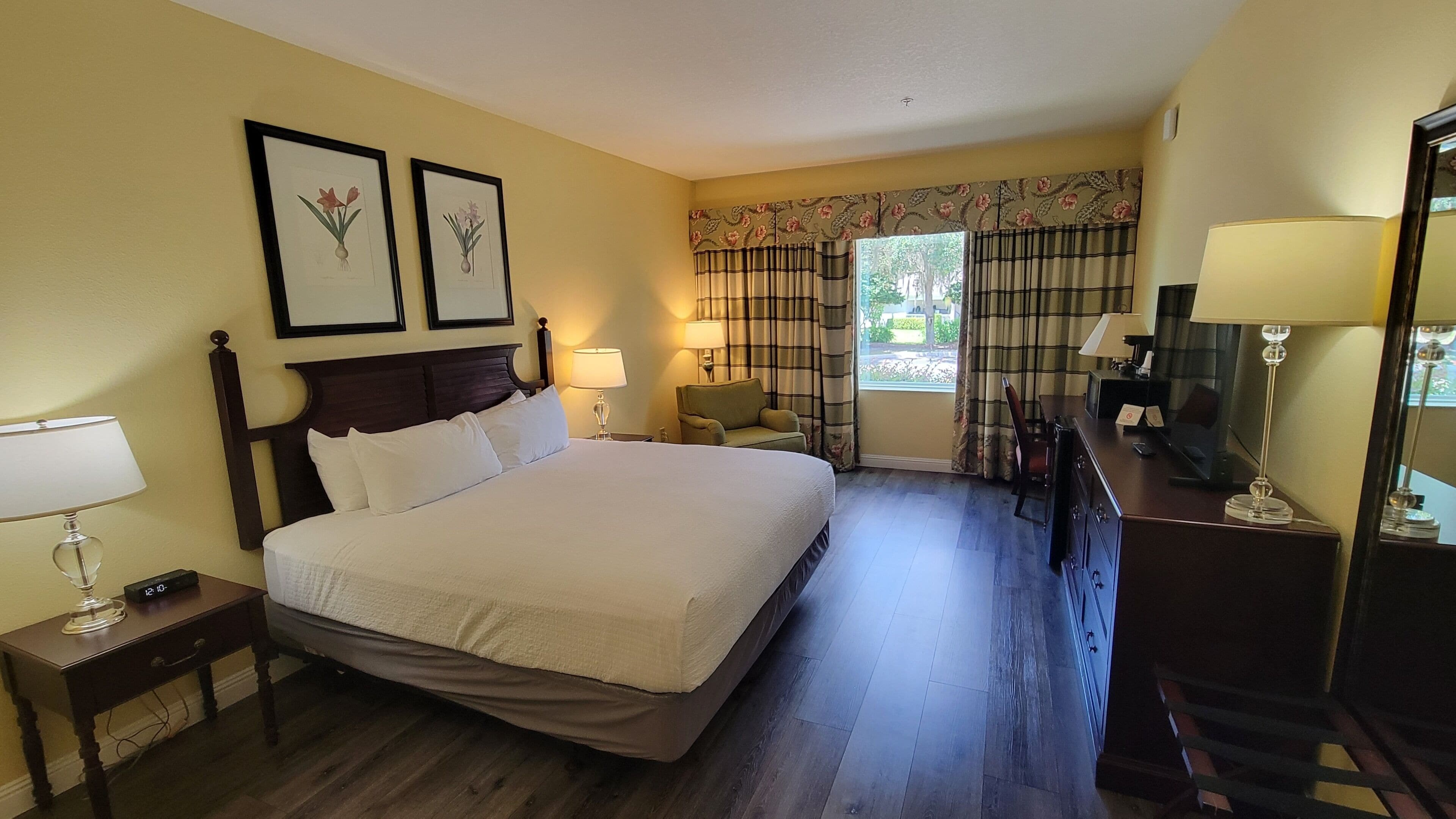 Desk, blackout curtains, iron/ironing board, free WiFi