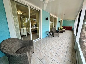 Terrace/patio - Bright Spacious Condo 1mi to Beach (Bonita Springs)