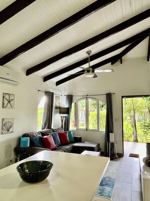 TV - Comfy house in Potrero, next to pool, 2 bed/ 2 bath, close to town and beaches! (Potrero)