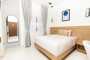 行政雙人房 | 免費無線上網、床單