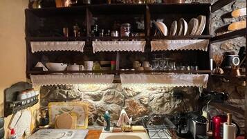 Fridge, microwave, coffee/tea maker, electric kettle