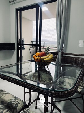 Luxury Apartment, Jetted Tub, Beach View | Room amenity - Skyline Confort Club - Blue Horizon (Penha)