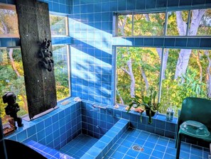 Sèche-cheveux, serviettes fournies, savon, papier toilette