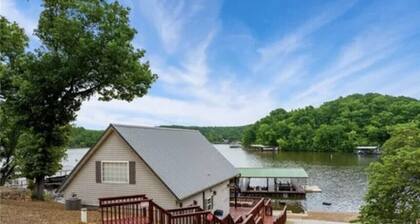 Marvelous 3-bedroom home steps to the water of a nice quiet calm cove.