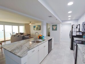 Interior - 3 BR/3 BA Wall to Wall Gulf Views! Accessible Master Suite/Efficiency (Panama City Beach)