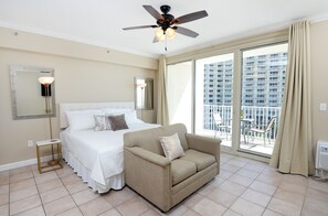 1 bedroom, iron/ironing board, free WiFi, bed sheets - Gulf Front 8th Floor Studio - Sleeps up to 4 (Panama City Beach)