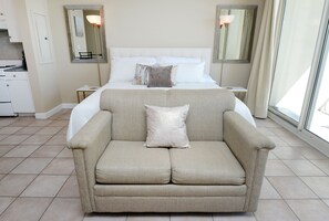 1 bedroom, iron/ironing board, free WiFi, bed sheets - Gulf Front 8th Floor Studio - Sleeps up to 4 (Panama City Beach)