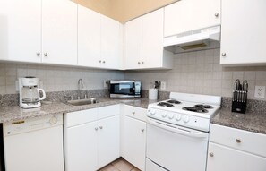 Fridge, microwave, oven, stovetop - Gulf Front 8th Floor Studio - Sleeps up to 4 (Panama City Beach)