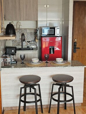 Private kitchen - Apartment in unbeatable location, spectacular view (Providencia)