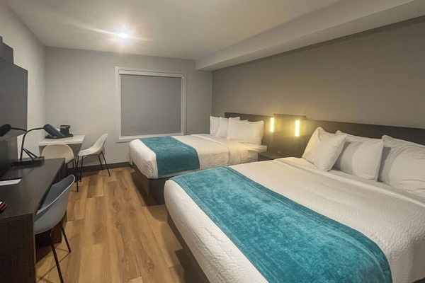 Standard Room, 2 Queen Beds, Non Smoking, Kitchen | Free WiFi, bed sheets