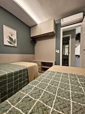 2 bedrooms, iron/ironing board, WiFi, bed sheets - Apartment in Brooklin, 2 bedrooms, garage. (São Paulo)
