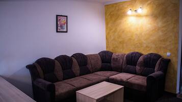 Familien-Suite, Gartenblick | Wohnbereich